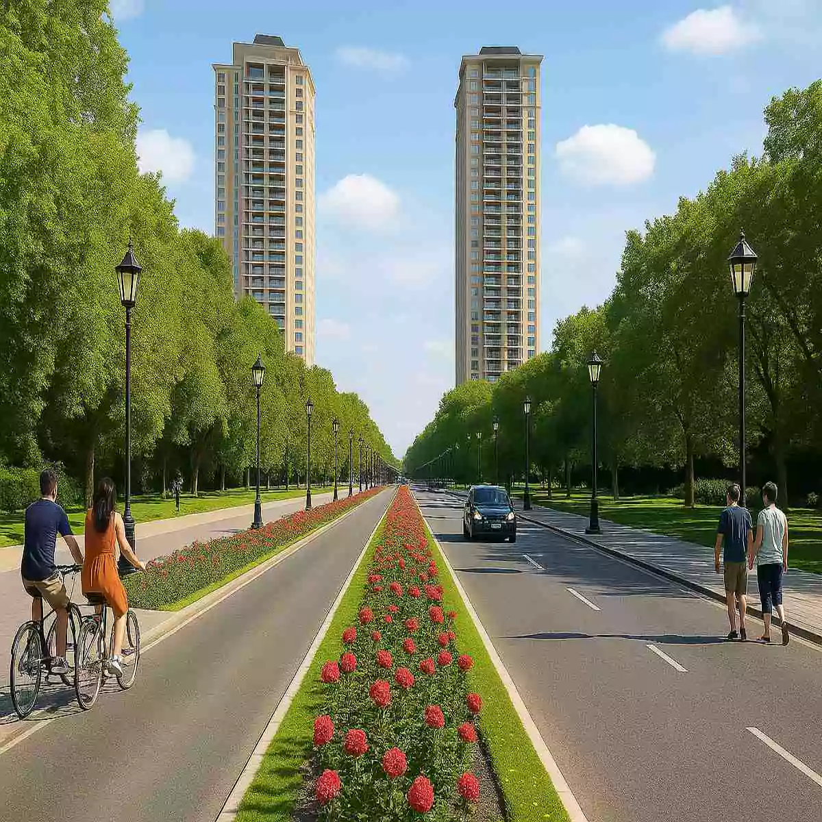 Landmark Skyvue Residential Floor street view